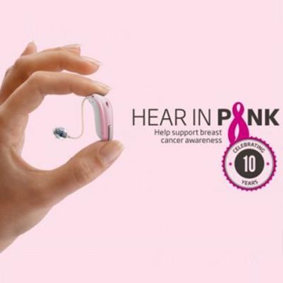 Hear in pink